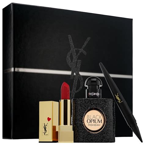 ysl perfume bag|yves saint laurent gift set.